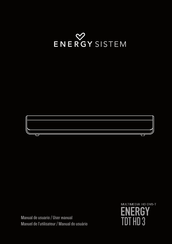 ENERGY SISTEM Energy TDT HD 3 Manual De Usuario