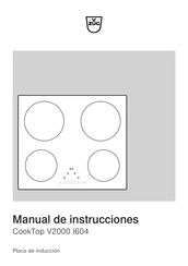 V-ZUG CookTop V2000 I604 Manual De Instrucciones