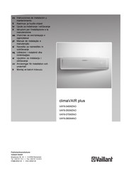 Vaillant climaVAIR plus VAI8-035WNI Instrucciones De Instalación Y Mantenimiento