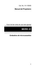 Tandy Radio Shack Micro-21 Manual Del Propietário