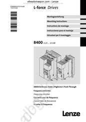 Lenze E84AVCD Serie Instrucciones Para El Montaje