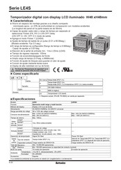 Autonics LE4SA Serie Manual