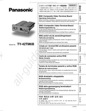 Panasonic TY-42TM6B Manual De Instrucciones