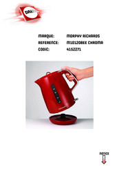 Morphy Richards Chroma M101208EE Manual De Instrucciones