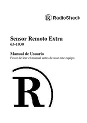 RadioShack 63-1030 Manual De Usuario