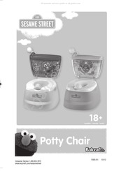 Kolcraft 123 SESAME STREET Potty Chair Instrucciones