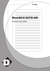 Diamond BCC/22TD-GR Manual