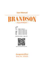 Brandson Equipment 305695 Manual De Instrucciones