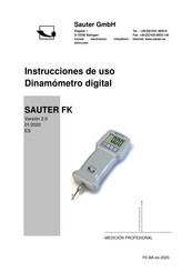 sauter FK Serie Instrucciones De Uso