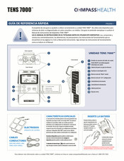 COMPASS HEALTH TENS 7000 Guia De Inicio Rapido