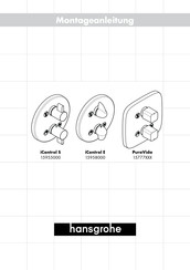 Hansgrohe PuraVida 15777 Serie Instrucciones De Montaje