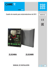CAME ZLX24MR Manual De Instrucciones