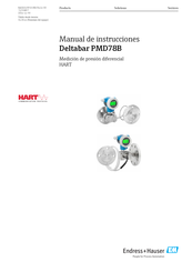 Endress+Hauser Deltabar PMD78B Manual De Instrucciones