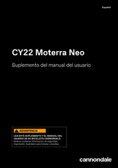 Cannondale CY22 Moterra Neo Manual Del Usuario