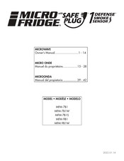 Micro fridge MFM-9B1 Manual Del Propietário