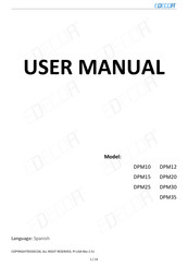 EDECOA DPM25 Manual Del Usuario