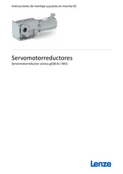 Lenze g500-B / MCS Instrucciones De Montaje Y Puesta En Marcha