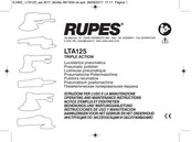 Rupes LTA125 Instrucciones De Uso Y Manutención