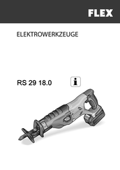 Flex RS 29 18.0 Manual De Instrucciones