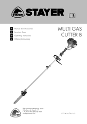 stayer MULTI GAS CUTTER B Manual De Instrucciones