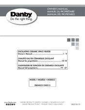 Danby DBSH02213WD13 Manual Del Propietário