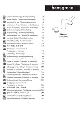 Hansgrohe Novus 71140000 Modo De Empleo/Instrucciones De Montaje