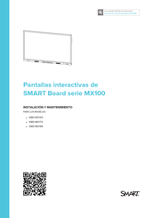 SMART Board SBID-MX165 Instalación Y Mantenimiento