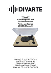 Divarte TT300-BT Manual De Instrucciones