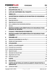 Powerplus POWE30040 Manual De Instrucciones