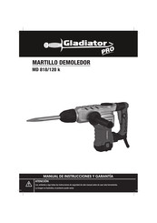 Gladiator PRO MD 818/120 k Manual De Instrucciones