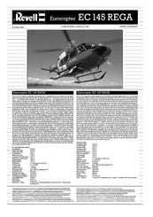 REVELL Eurocopter EC 145 REGA Manual De Instrucciones