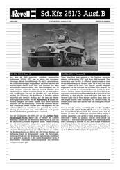 REVELL Sd. Kfz 251/3 Ausf. B Manual De Instrucciones