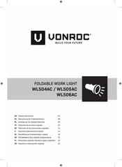 VONROC WL505AC Traducción De Las Instrucciones Originales