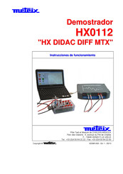Metrix HX0112 Instrucciones De Funcionamiento