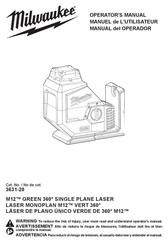 Milwaukee 3631-20 Manual Del Operador