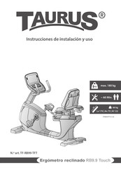 Taurus RB9.9 Instrucciones De Instalacion Y Uso