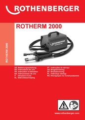 Rothenberger ROTHERM 2000 Instrucciones De Uso