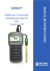 Hanna Instruments HI98197 Manual De Instrucciones