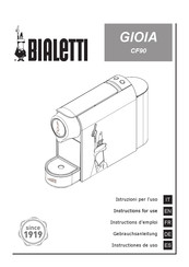 Bialetti GIOIA CF90 Instrucciones De Uso