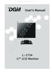 DGM L-1734 Manual Del Usuario