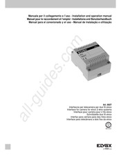 Vimar Elvox 693T Manual Para El Conexionado Y El Uso