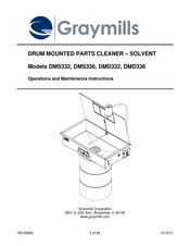 Graymills DMD332 Instrucciones De Operacion Y Mantenimiento