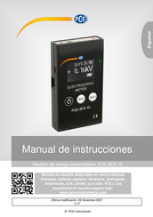 PCE SFS 10 Manual De Instrucciones