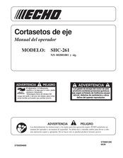 Echo SHC-261 Manual Del Operador