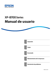 Epson XP-8700 Serie Manual De Usuario