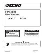 Echo HC-160 Manual Del Operador