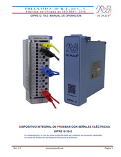 PRELXAID DIPRE G: 18-2 Manual De Operación