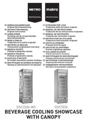 METRO PROFESSIONAL GSC3336-WS Manual De Instrucciones