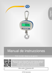 PCE Instruments PCE-CS 300 Manual De Instrucciones