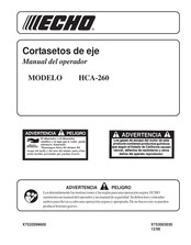 Echo HCA-260 Manual Del Operador
